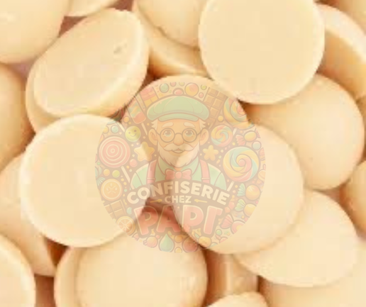 Pastille chocolat blanc