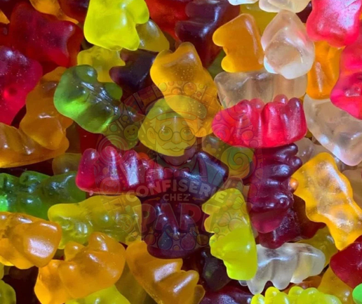 98. Ourson assorti (sans sucre) - 135g