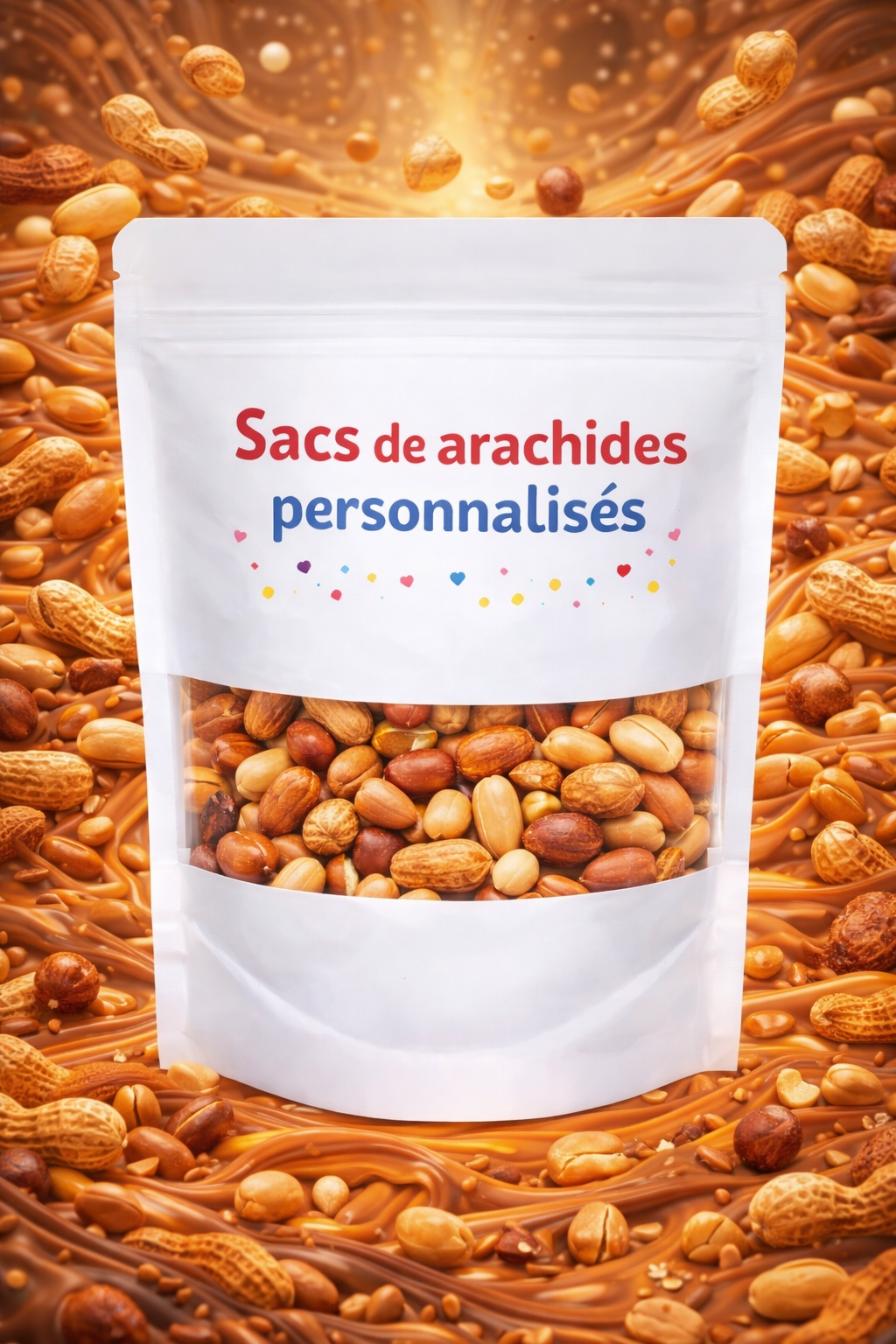 Sacs de cacahuètes personnalisés - 1kg