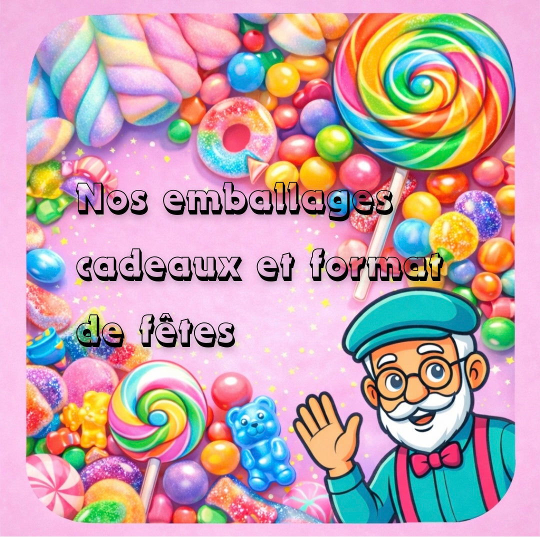 Nos emballages cadeaux et format de fête