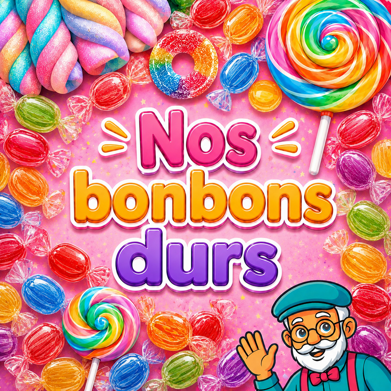 Nos bonbons durs