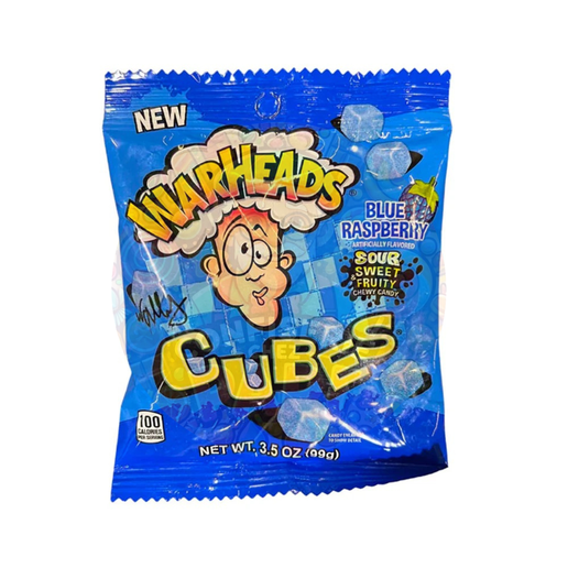 Warheads cube framboise bleu