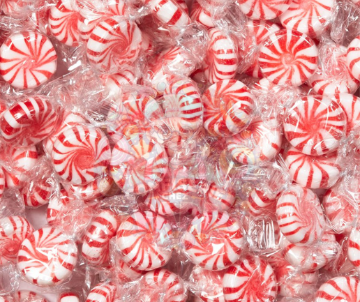 Bonbon dur menthe rouge