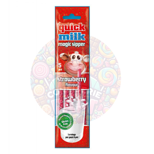 Paille magique fraise