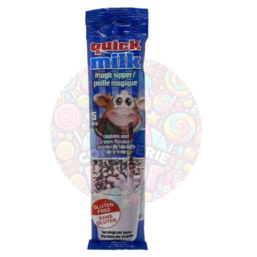 Paille magique biscuits et crème