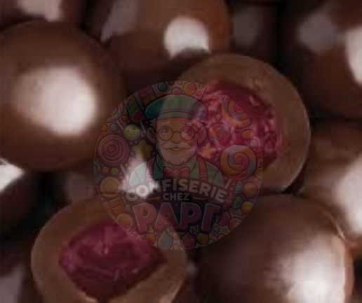 Cerise enrobé de chocolat noir