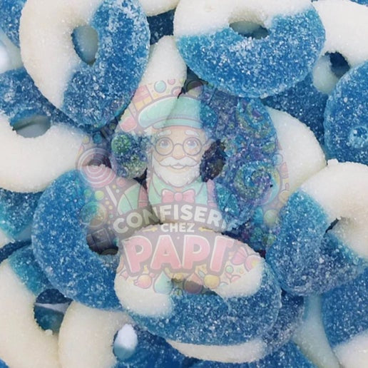 5. Anneau à la framboise bleu
