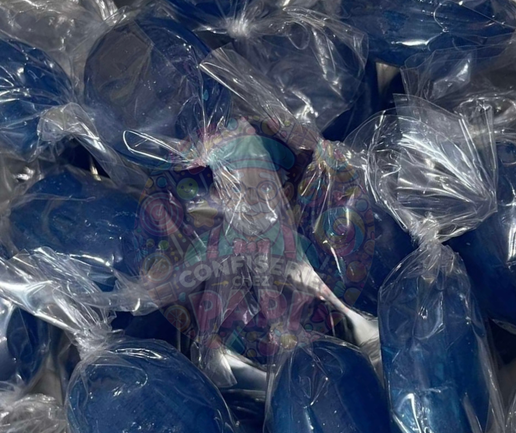 Bonbon dur framboise bleu