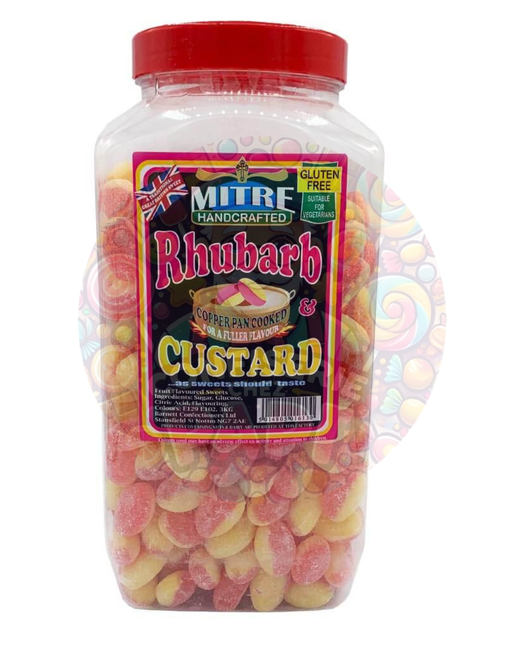Bonbon Rhubarb & Custard (paquet de 3 boules)