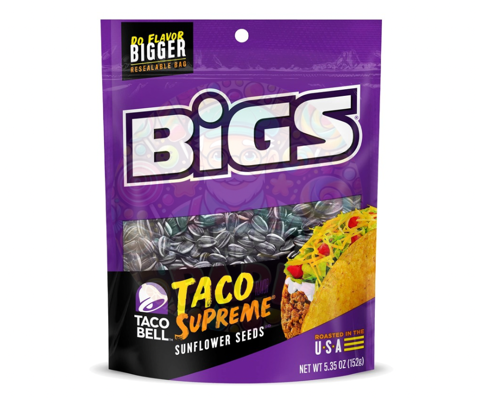 Graines de tournesol BIGS – Saveur Taco Supreme