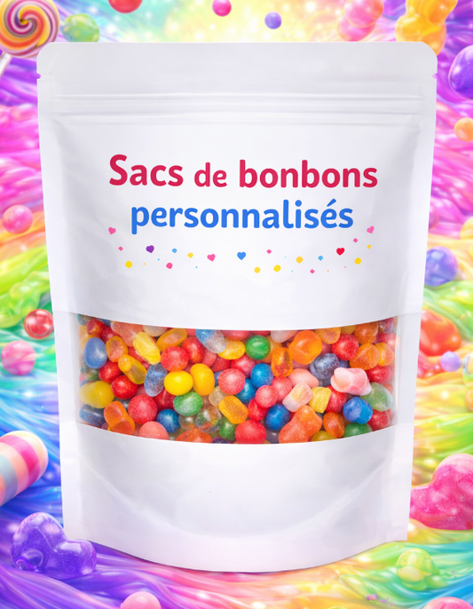 Sacs de bonbons personnalisés - 350g